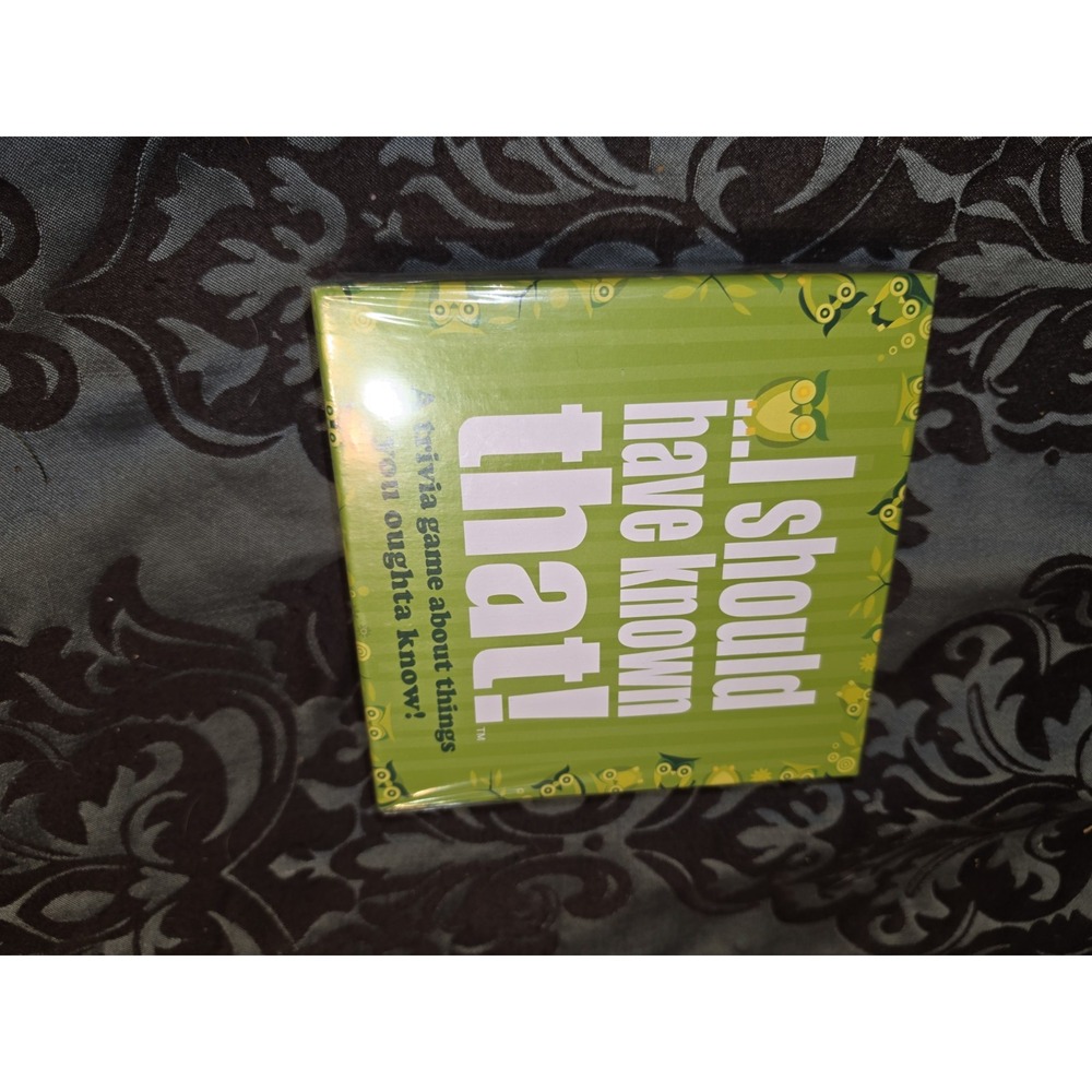 I Should Have Known That! A Trivia Game About Things You Oughta Know Board Game